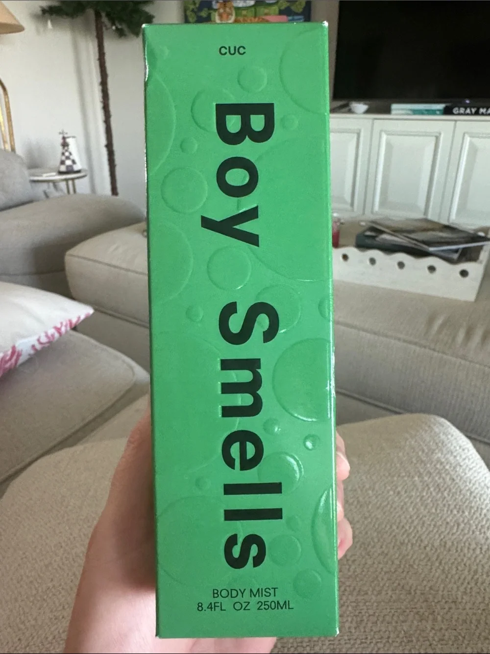 Boy Smells Cuc Body Mist — large size New